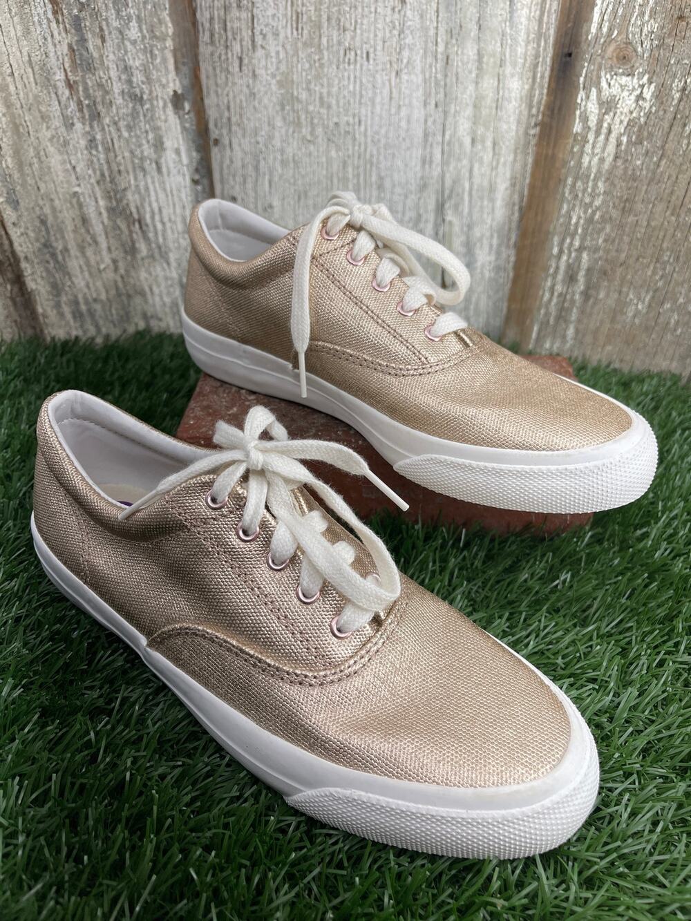 Keds Anchor Shine Metallic Rose Gold Sneakers Women's 6.5